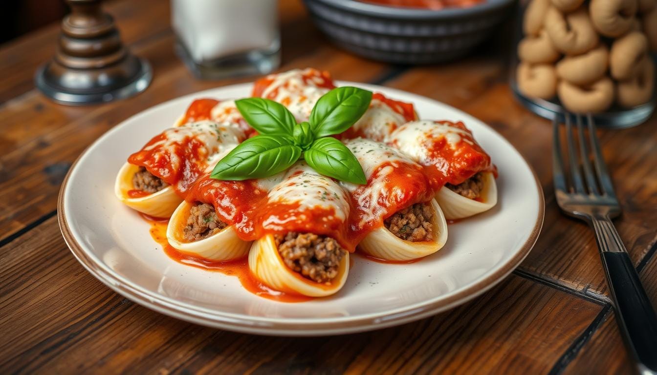 ### Main Keyword Title:   **Delicious Stuffed Shells Recipe with Meat: A Comfort