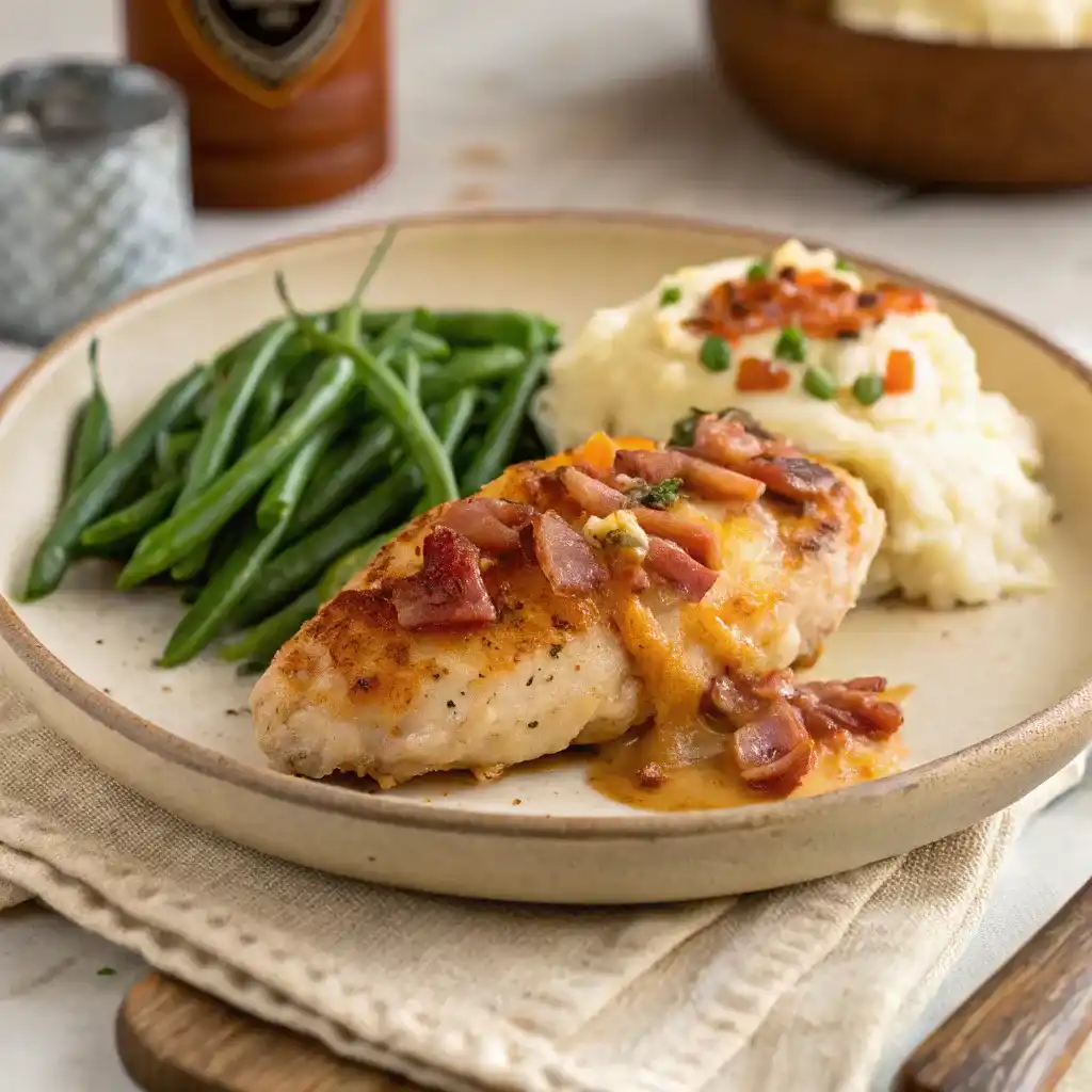 Delicious Alice Springs Chicken Recipe: Easy Steps for Restaurant-Quality Flavor 9 Alice Springs Chicken served with sides on a plate