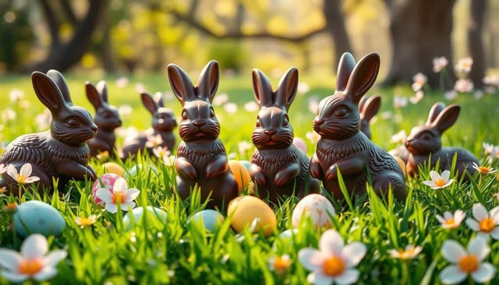 chocolate bunnies