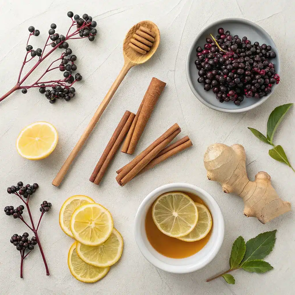 Elderberry Tea Benefits Recipes: A Natural Immune-Boosting Drink 6 Ingredients for elderberry tea