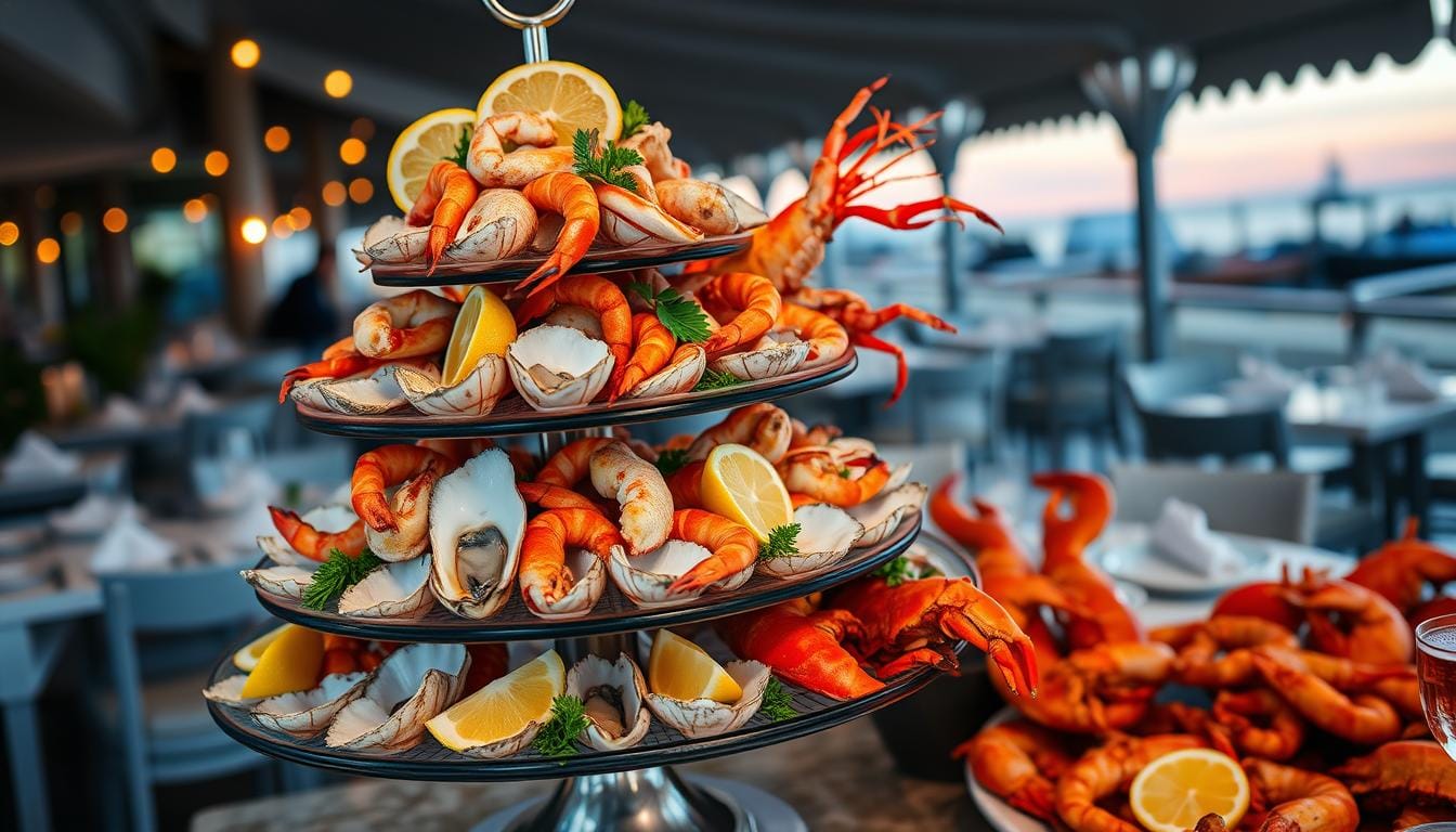 seafood tower