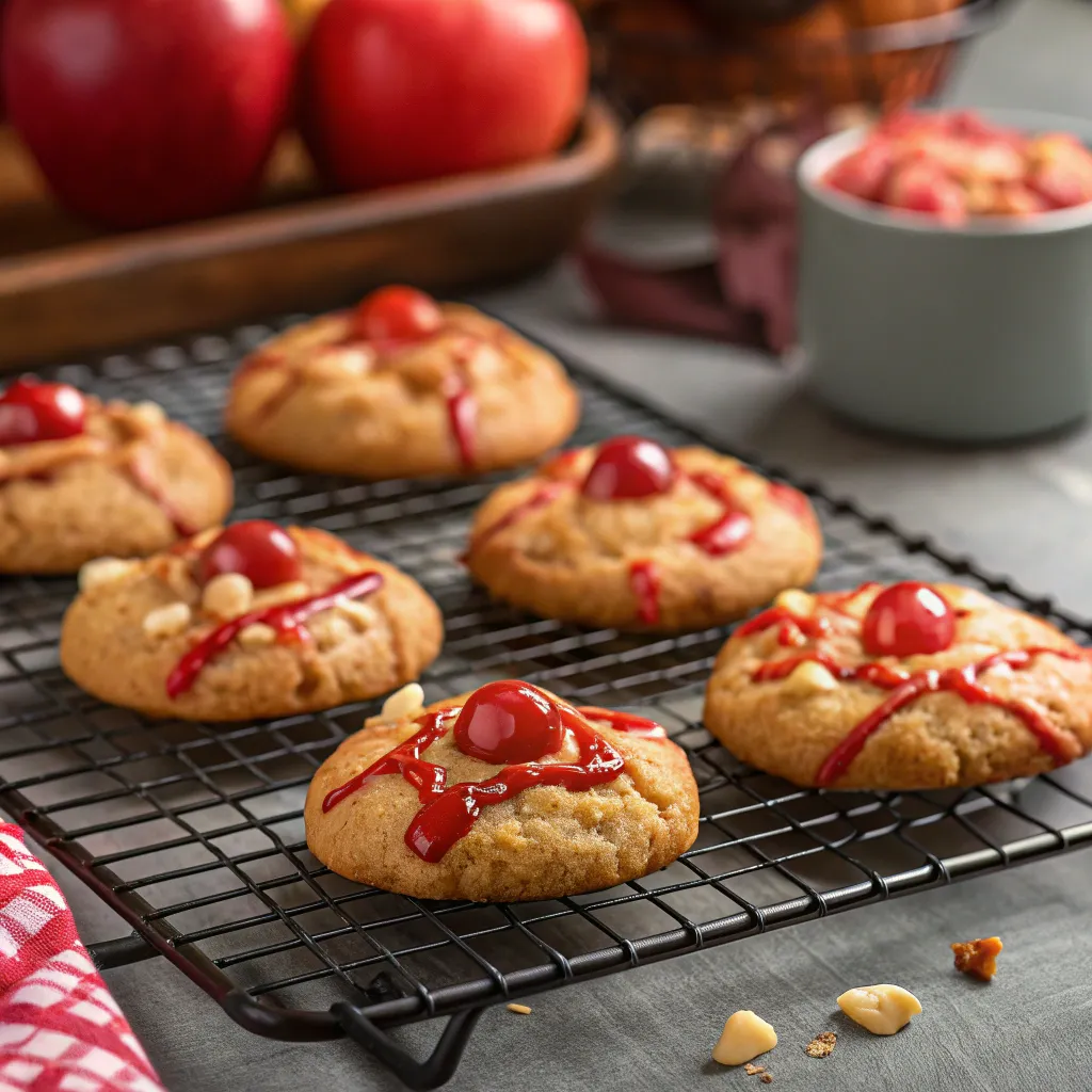 Candy Apple Cookie Recipe: Sweet, Crunchy, and Irresistible 9 Baked candy apple cookie cooling