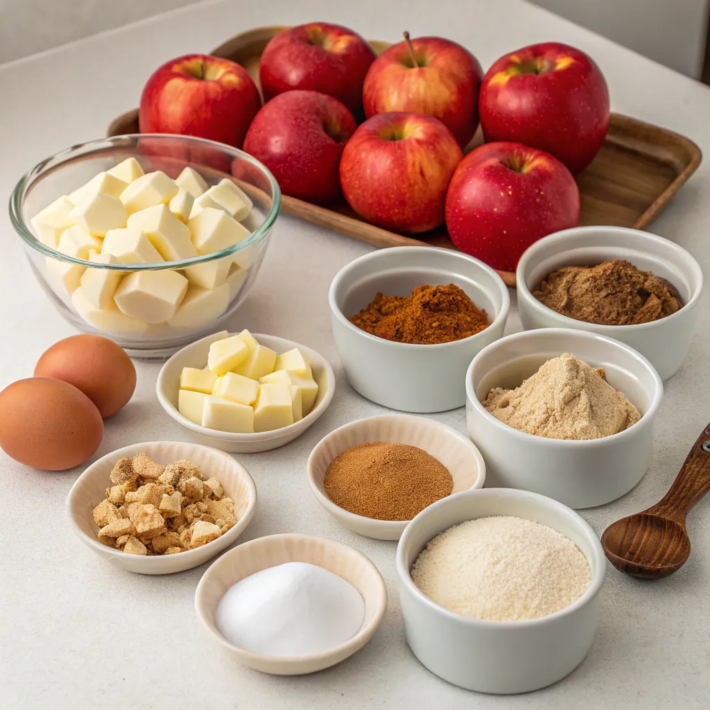 Candy Apple Cookie Recipe: Sweet, Crunchy, and Irresistible 7 Candy apple cookie ingredients layout