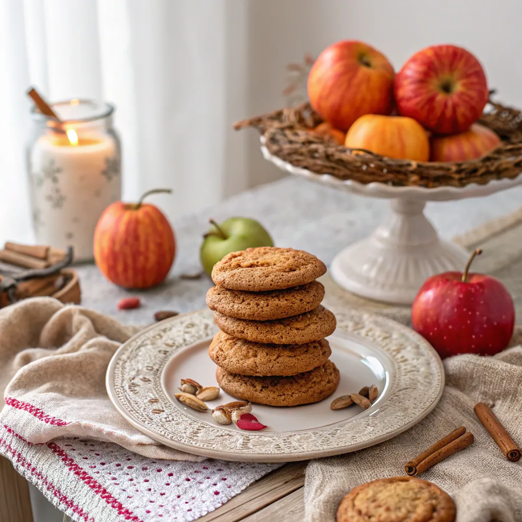 Candy Apple Cookie Recipe – Bold Flavor Meets Childhood Nostalgia 9 Served Candy Apple Cookie stack