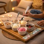 Ice Cream Club Delights: Sweet, Social, and Full of Flavor 6 ice cream club tasting board