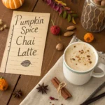 Pumpkin Spice Chai Latte – Creamy, Healthy Fall Favorite 6 Recipe card layout with Pumpkin Spice Chai Latte