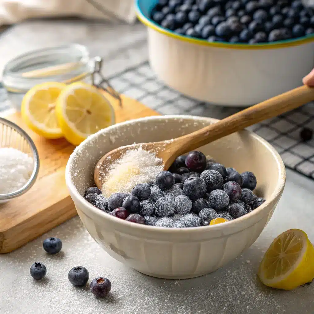 Blueberry Pie Near Me – Discover the Best Local Slice You’ll Love 7 mixing blueberry pie filling step