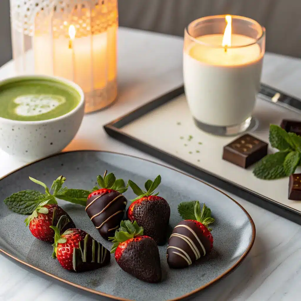 Dubai Chocolate Strawberries – A Luxurious Treat You Can Make at Home 11 serving dubai chocolate strawberries