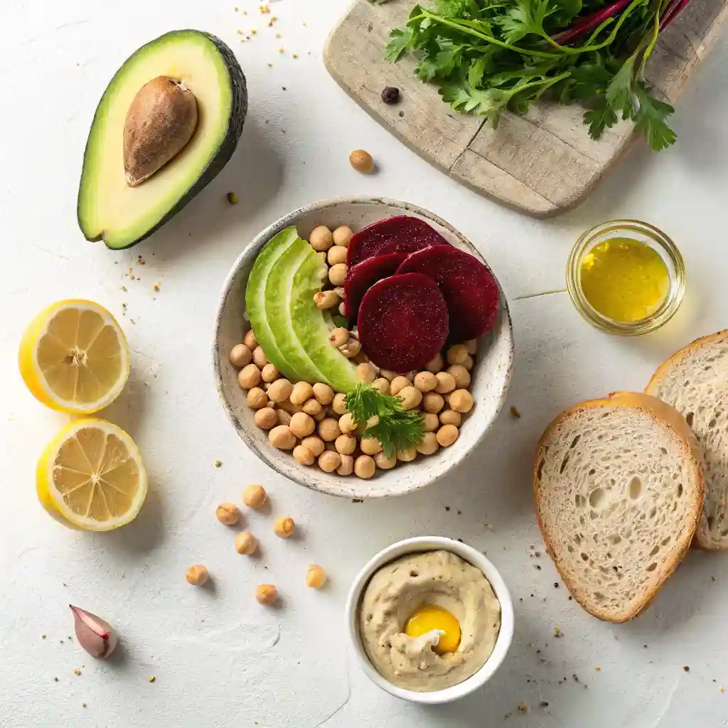 Beetroot Hummus Avocado Toast: Easy, Healthy, Beautiful 7 Ingredients for Beetroot Hummus Avocado Toas