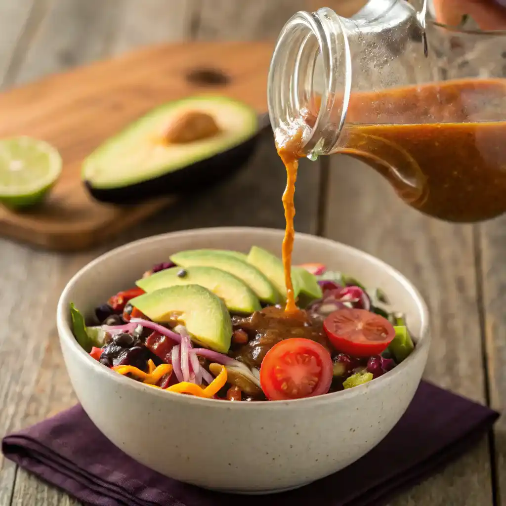 Layered Mexican Coleslaw Tomato Corn Salad – Fresh, Crunchy & Zesty 10 Lime vinaigrette dressing over Mexican coleslaw