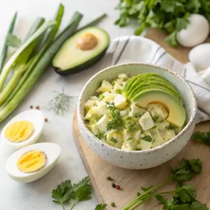 Low Carb Keto Egg Salad – A Healthy Classic You’ll Make Again and Again 6 Low Carb Keto Egg Salad in Bowl