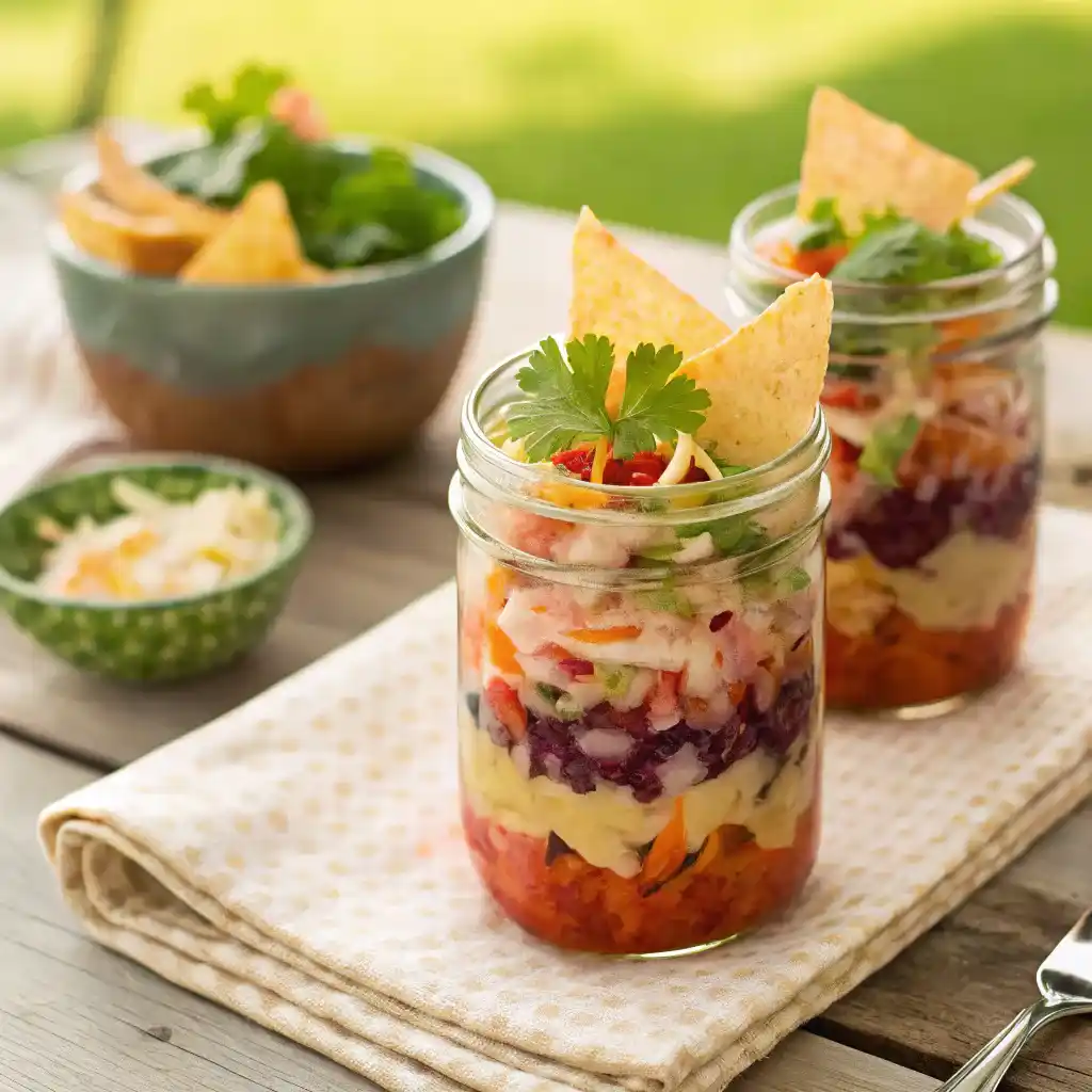 Layered Mexican Coleslaw Tomato Corn Salad – Fresh, Crunchy & Zesty 11 Mason jar layered Mexican coleslaw