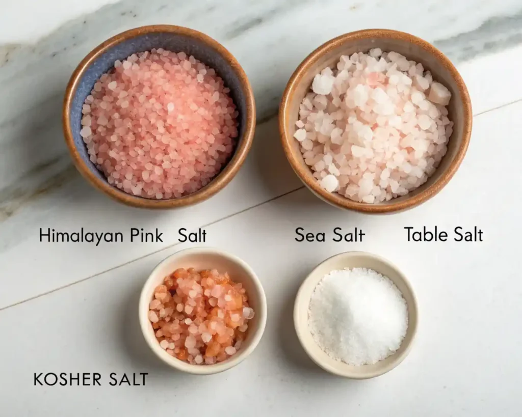 Himalayan Pink Salt: Health Hype or Real Benefits? 3 Different Types of Salt Comparison