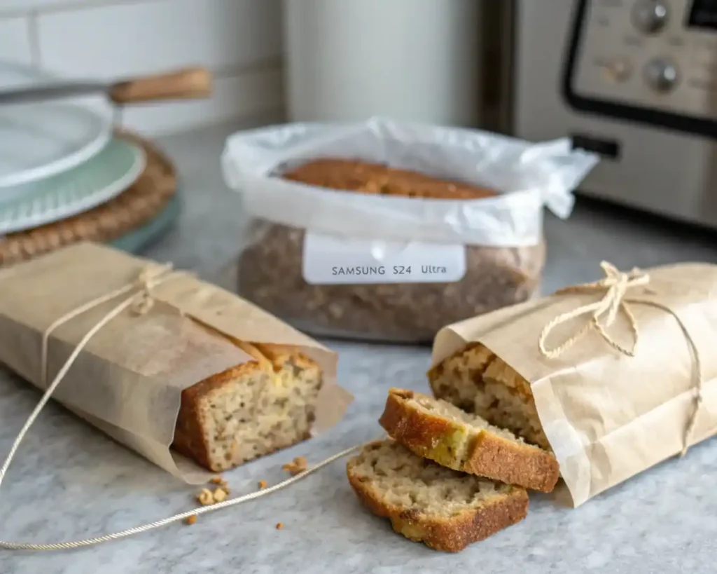 Healthy Banana Bread: Easy Recipe for a Better Classic 5 slice of healthy banana bread served