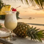 vibrant virgin pina colada in a chilled glass pin 2 150x150 2