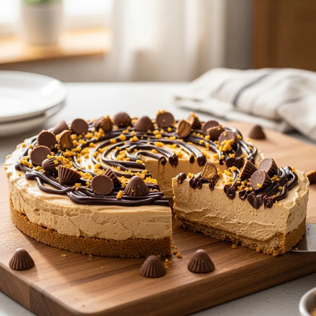 No-Bake Peanut Butter Pie Recipe (Creamy, Easy & Irresistible) 2 cgn