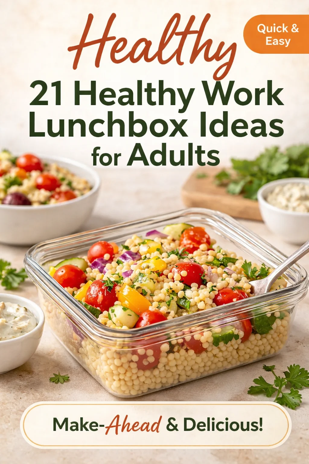 21 Healthy Work Lunchbox Ideas for Adults