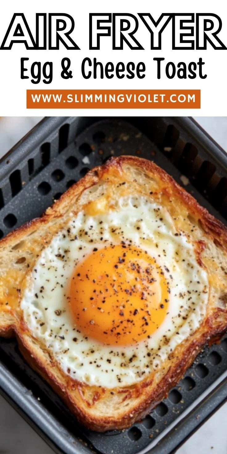 Air Fryer Egg and Cheese Toast
