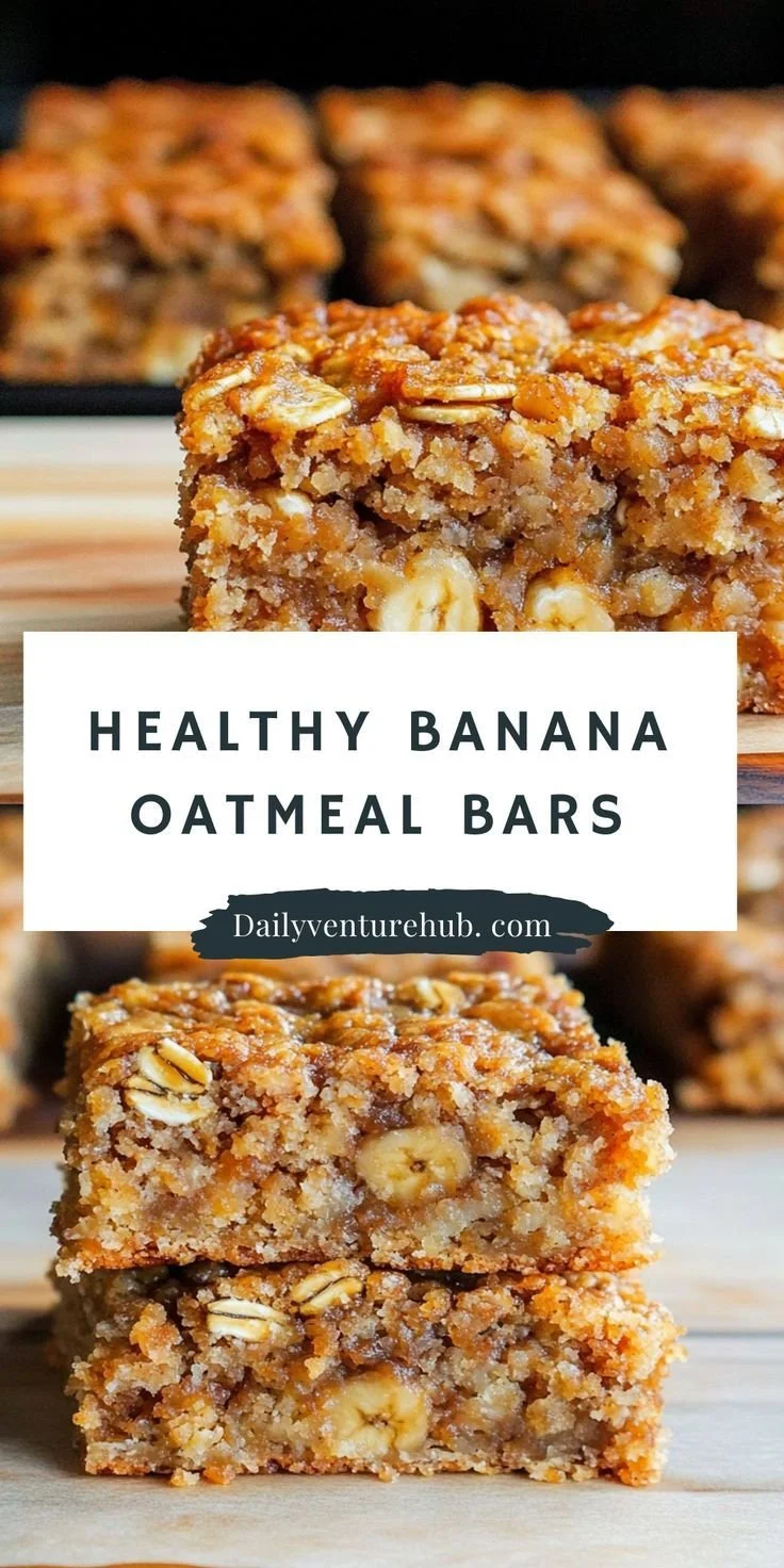 Banana Oatmeal Bars