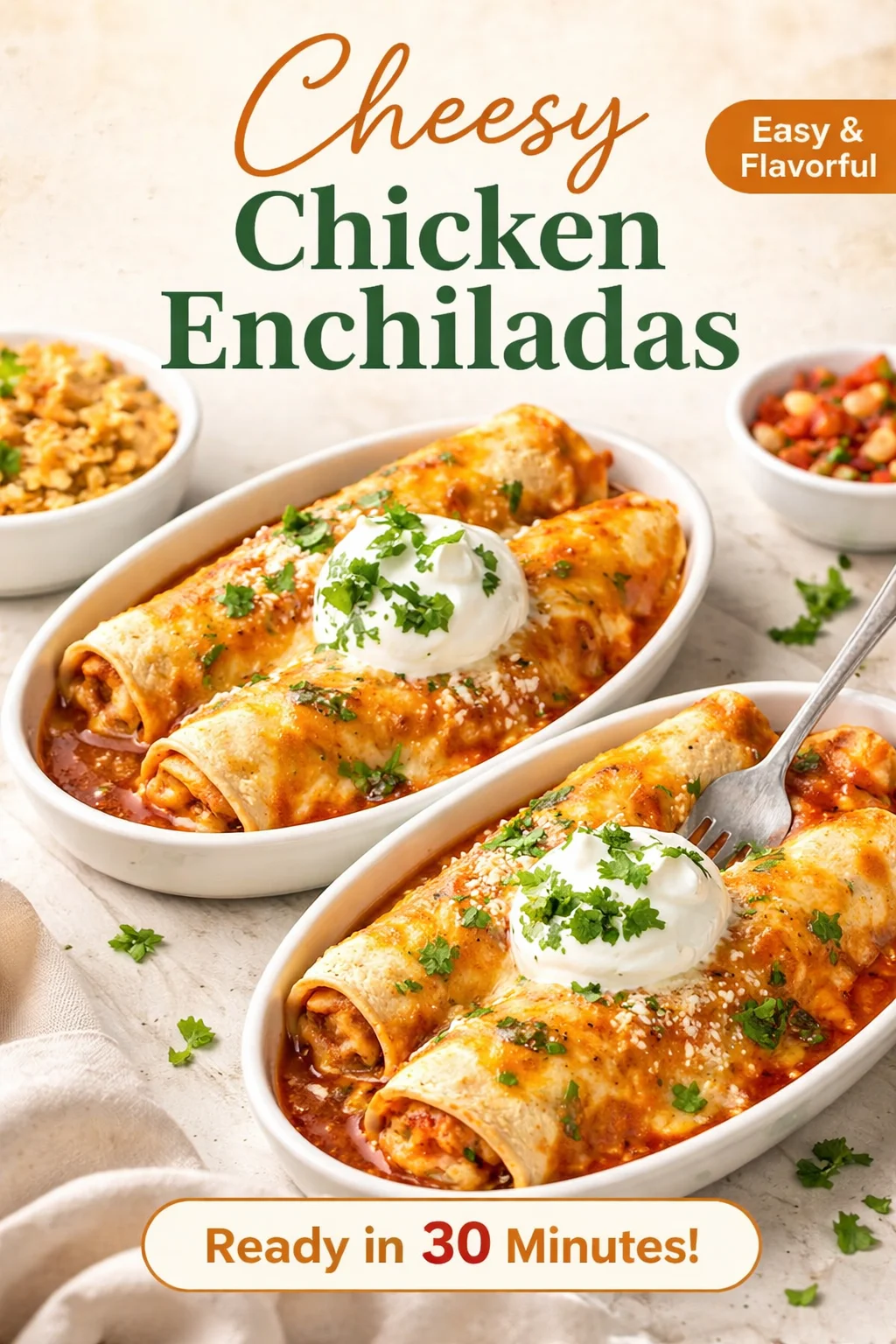 Delicious Chicken Enchiladas
