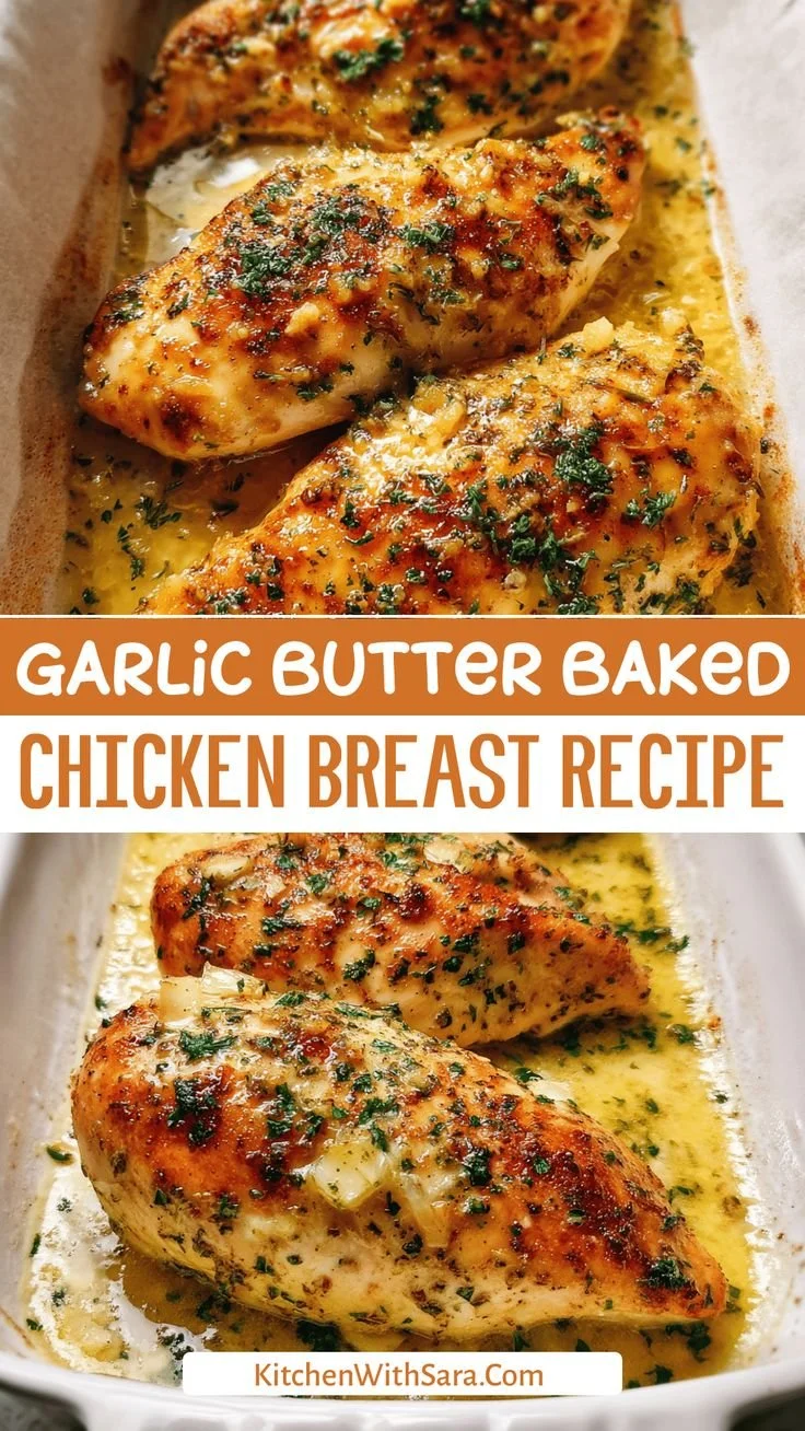 Garlic Butter Baked Chicken Breast