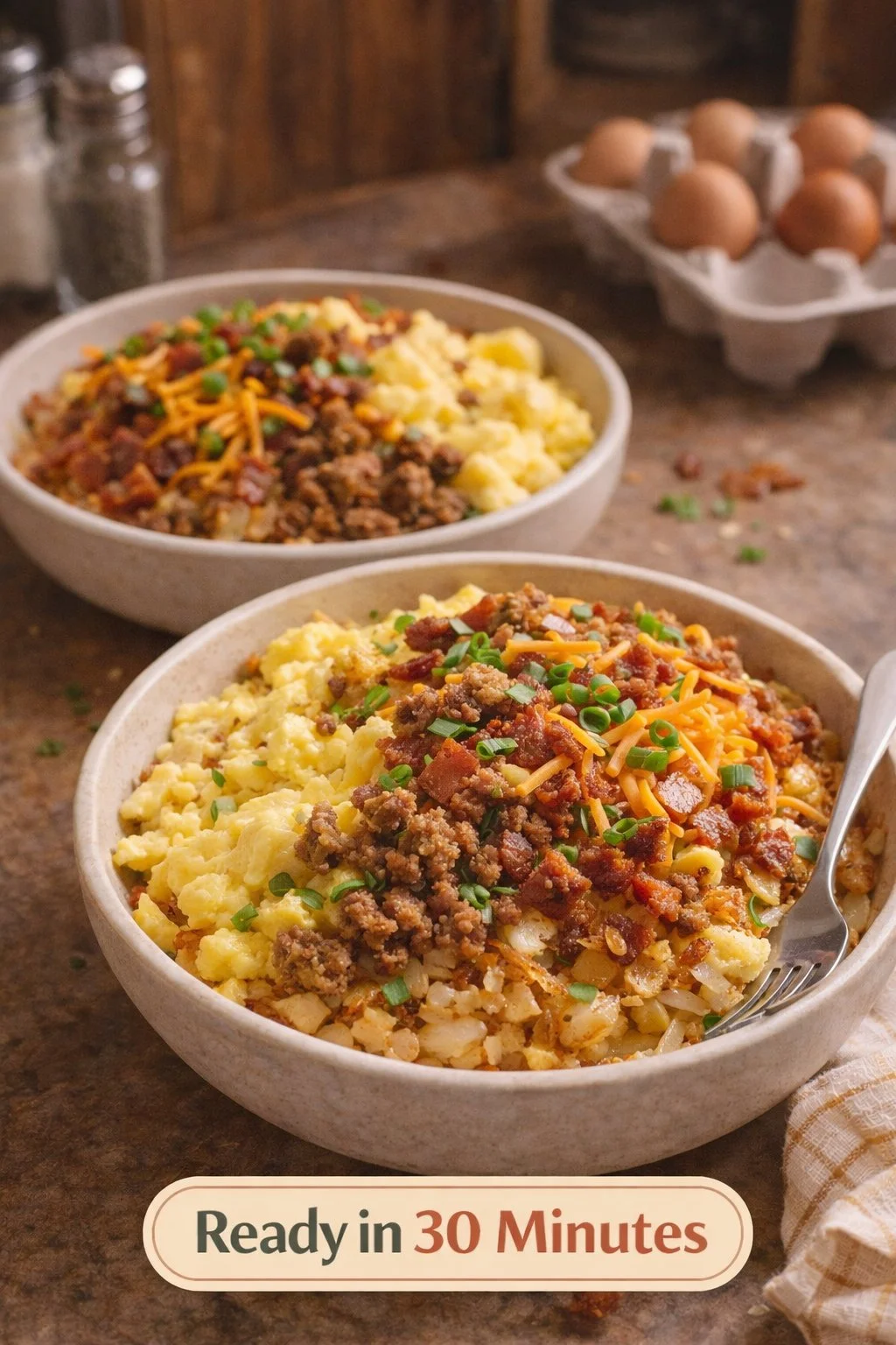 Hash Brown Breakfast Bowls