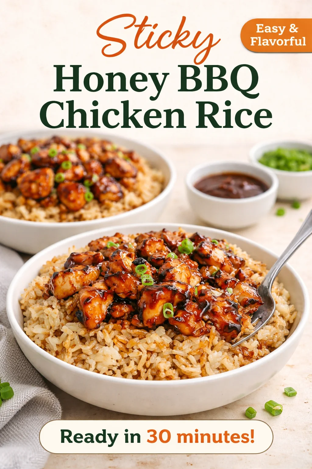 Honey BBQ Chicken Rice