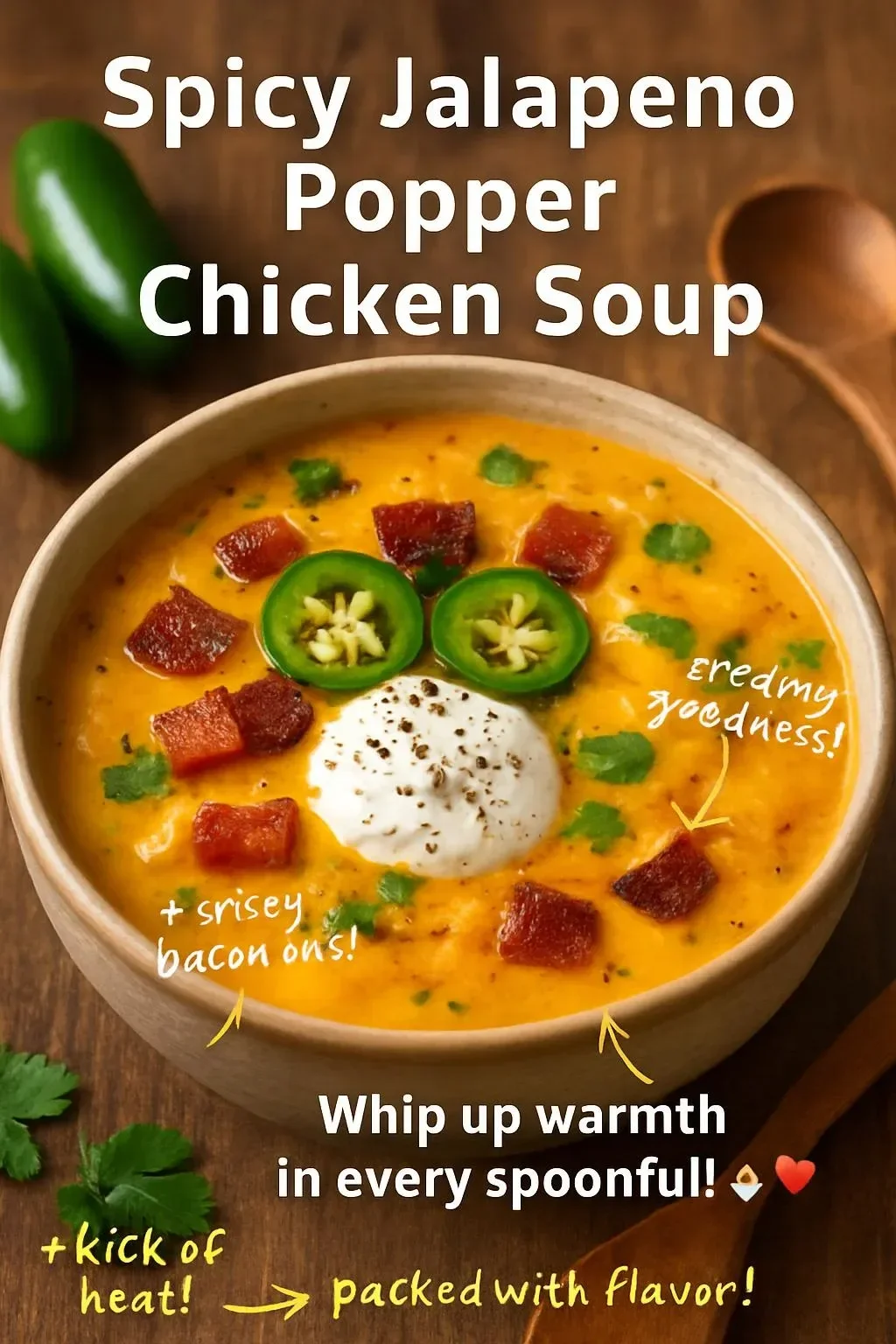 Jalapeno Popper Chicken Soup