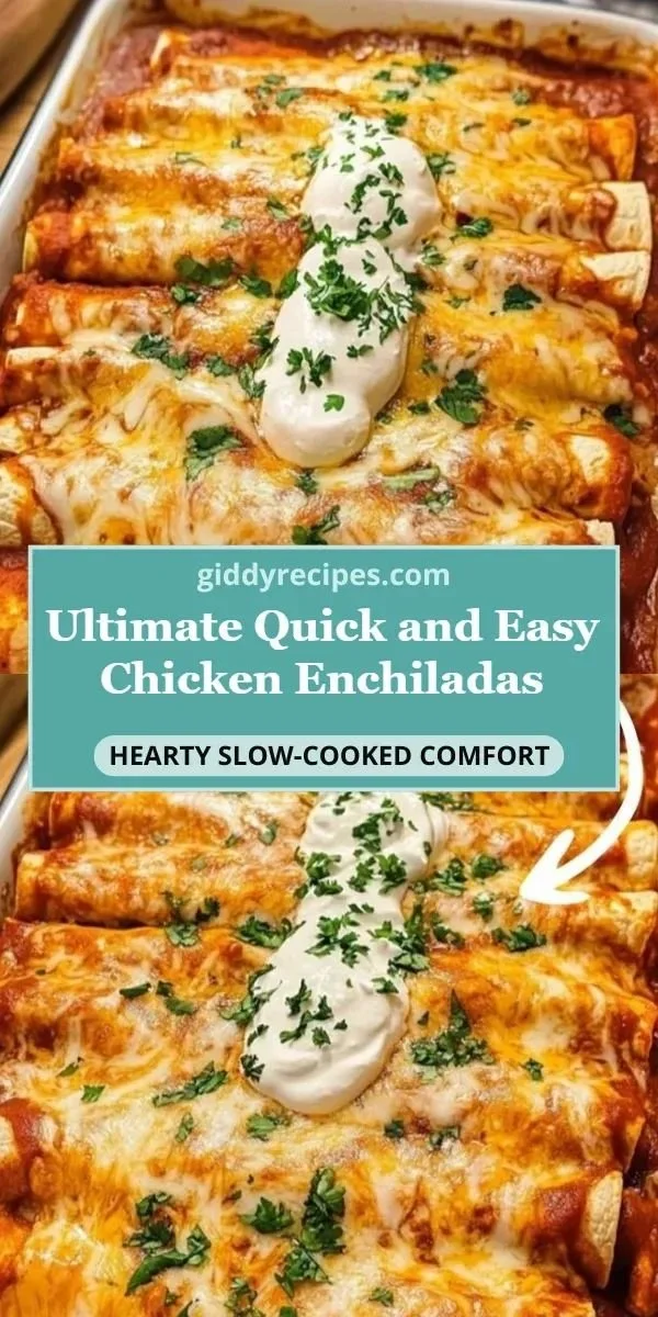 Quick and Easy Chicken Enchiladas