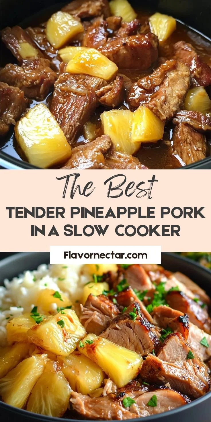 Slow Cooker Pineapple Pork