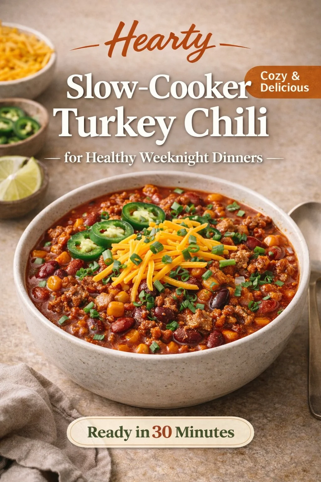 Slow-Cooker Turkey Chili