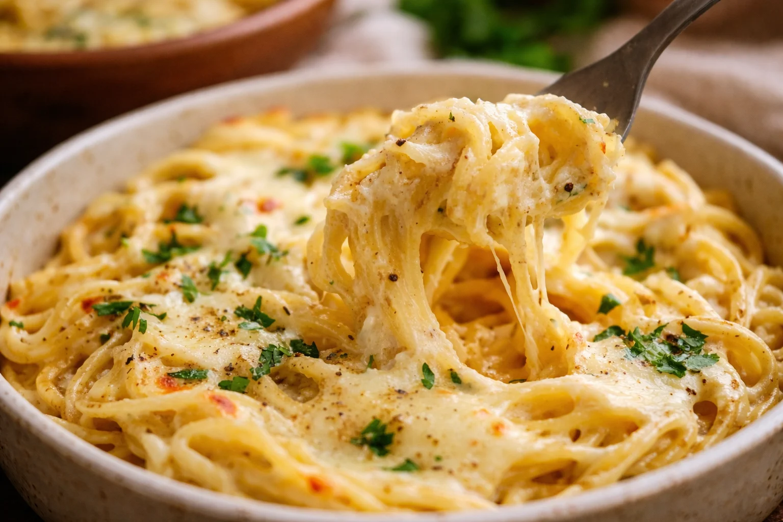 Cheesy Garlic Parmesan Spaghetti 2 Cheesy Garlic Parmesan Spaghetti