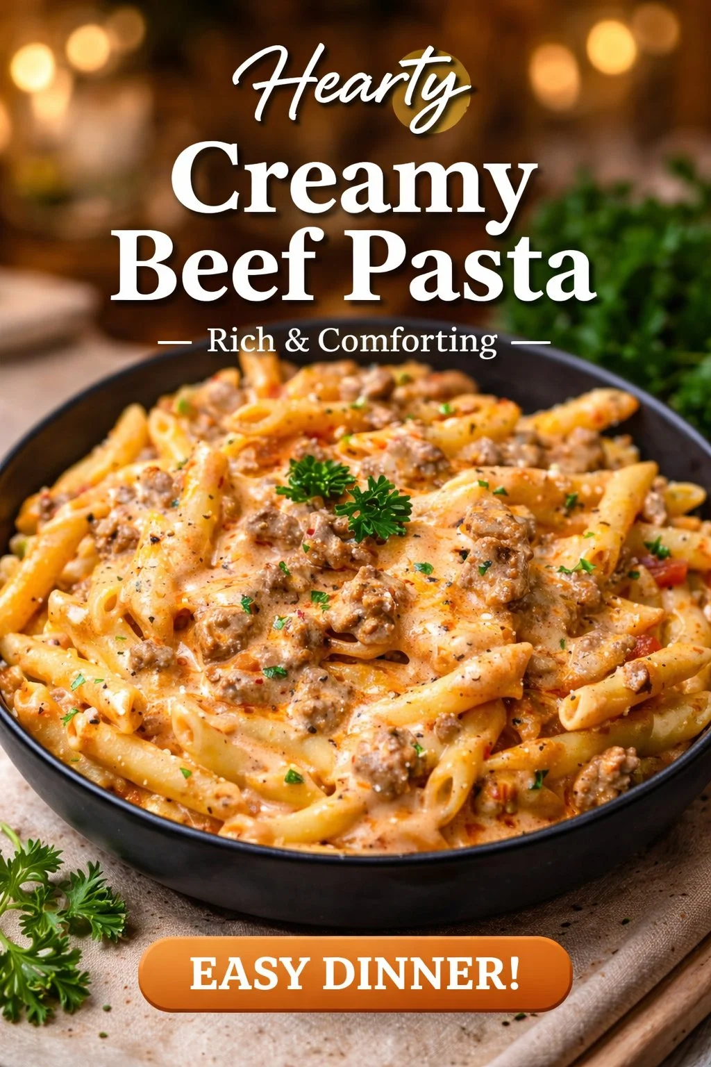 Creamy Beef Pasta