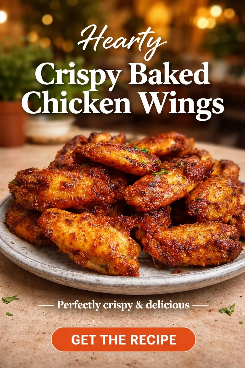 Crispy Baked Chicken Wings