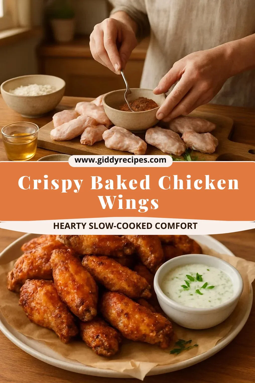 Crispy Baked Chicken Wings