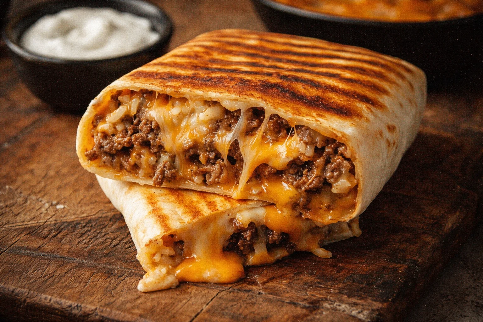 Grilled Cheese Burrito 2 Grilled Cheese Burrito