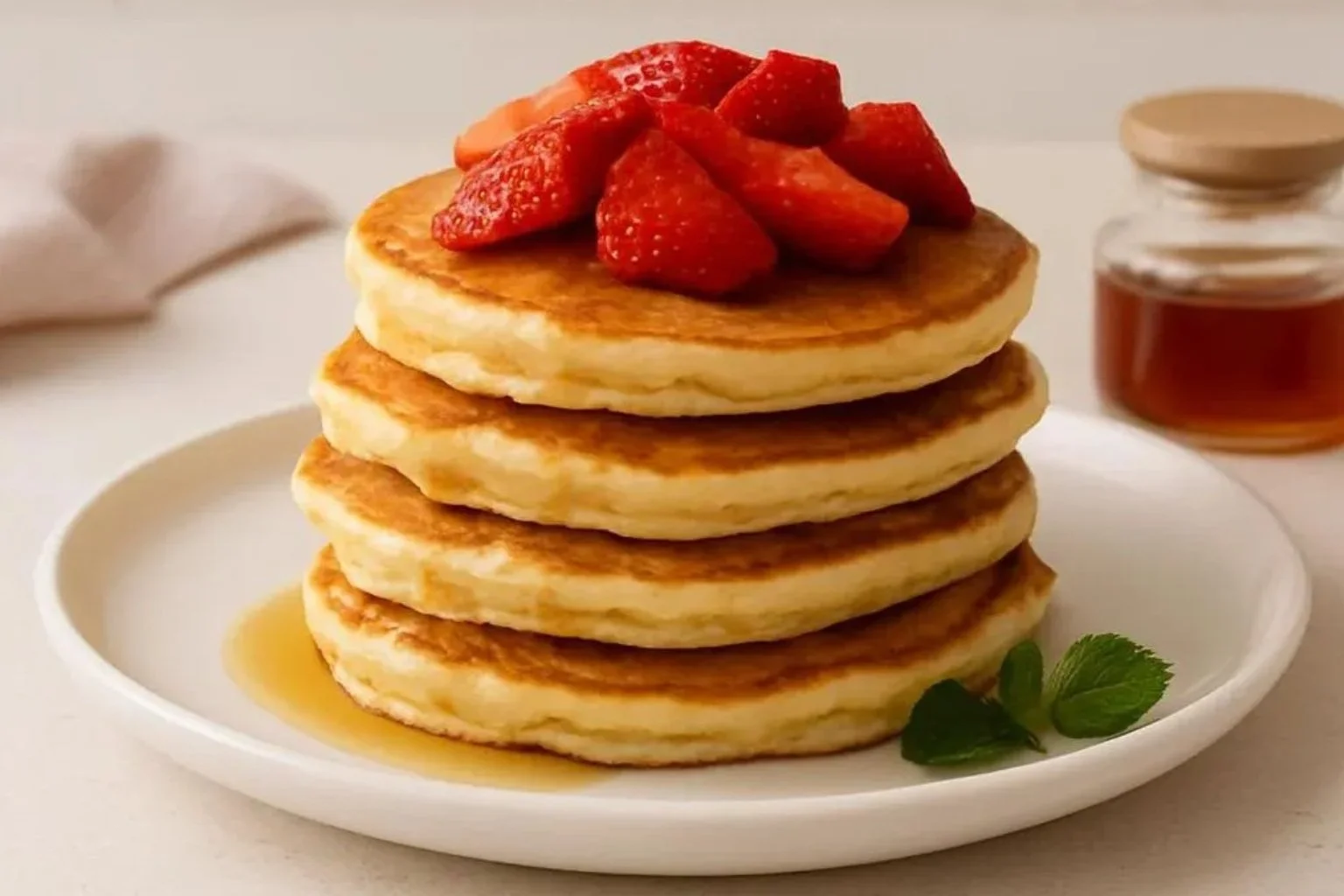 Strawberry Pancakes 2 Strawberry Pancakes