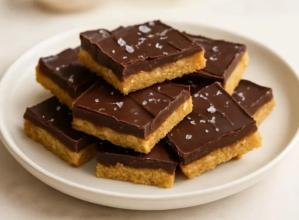 Delicious 4 Ingredient Cookie Dough Bark ready to enjoy.