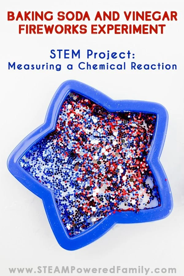 Baking Soda and Vinegar Fireworks