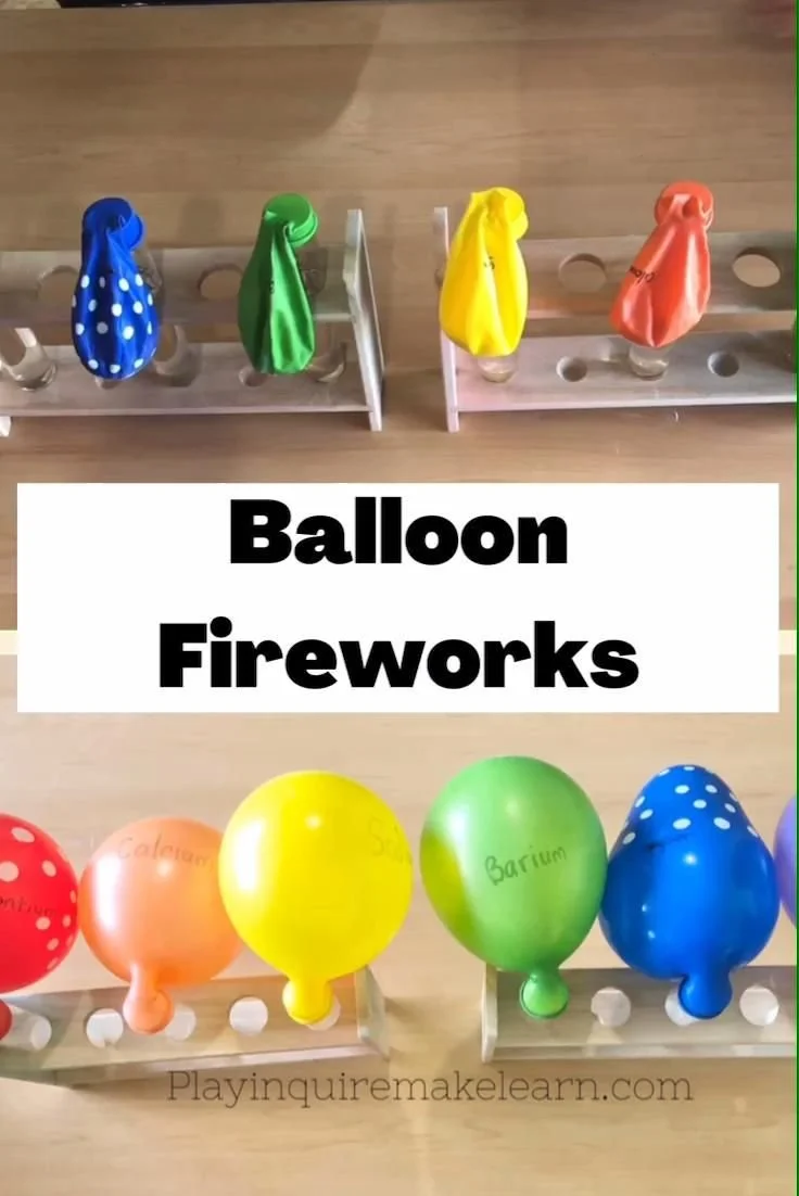 Balloon Fireworks Experiment