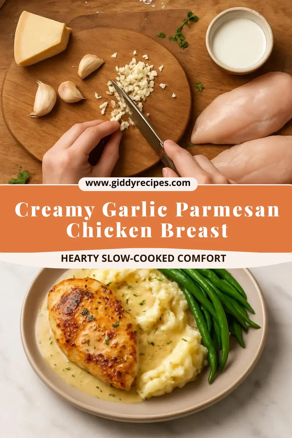 Creamy Garlic Parmesan Chicken Breast