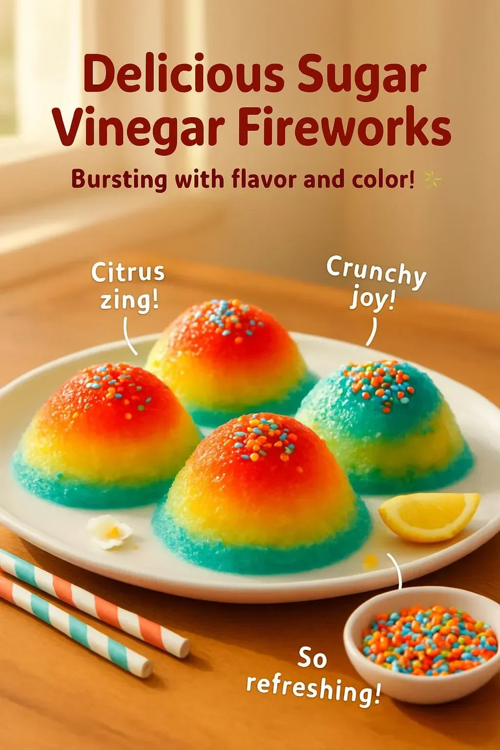 Delicious Sugar Vinegar Fireworks