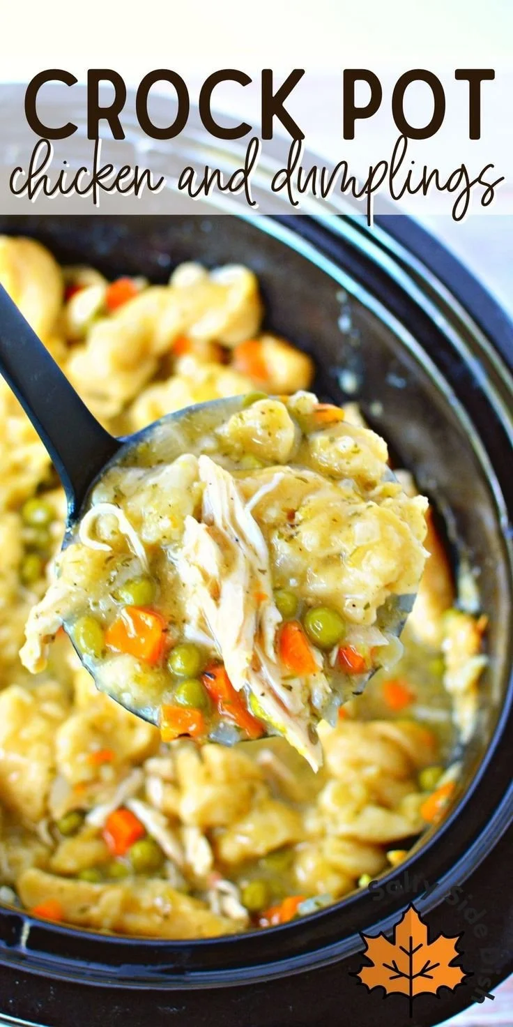 Easy Crockpot Chicken and Dumplings