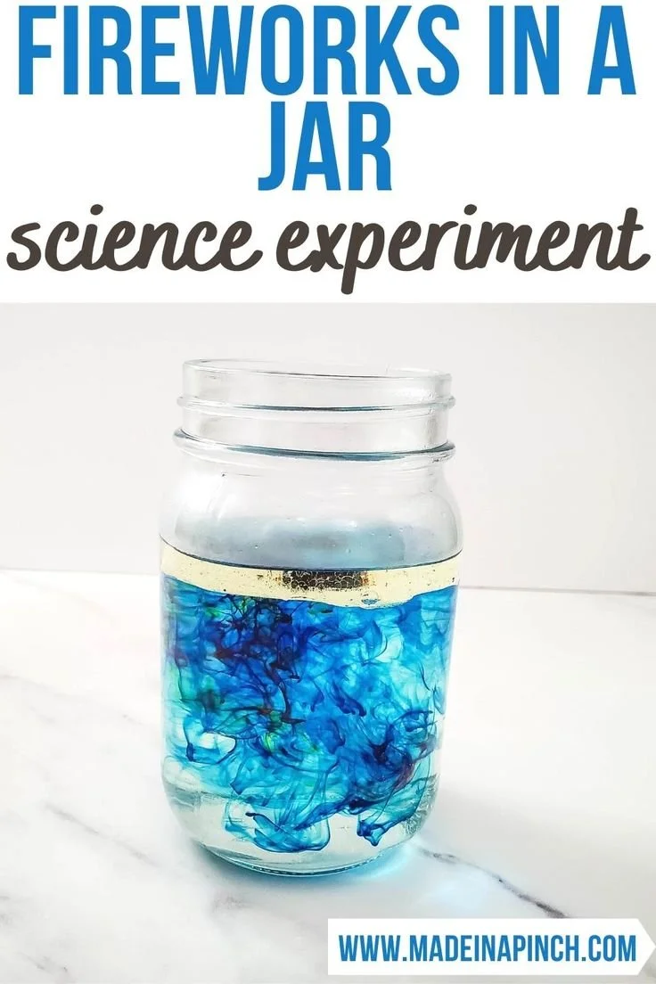 Fireworks In A Jar Science Experiment