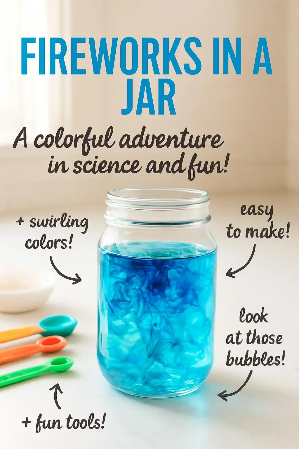 Fireworks In A Jar Science Experiment