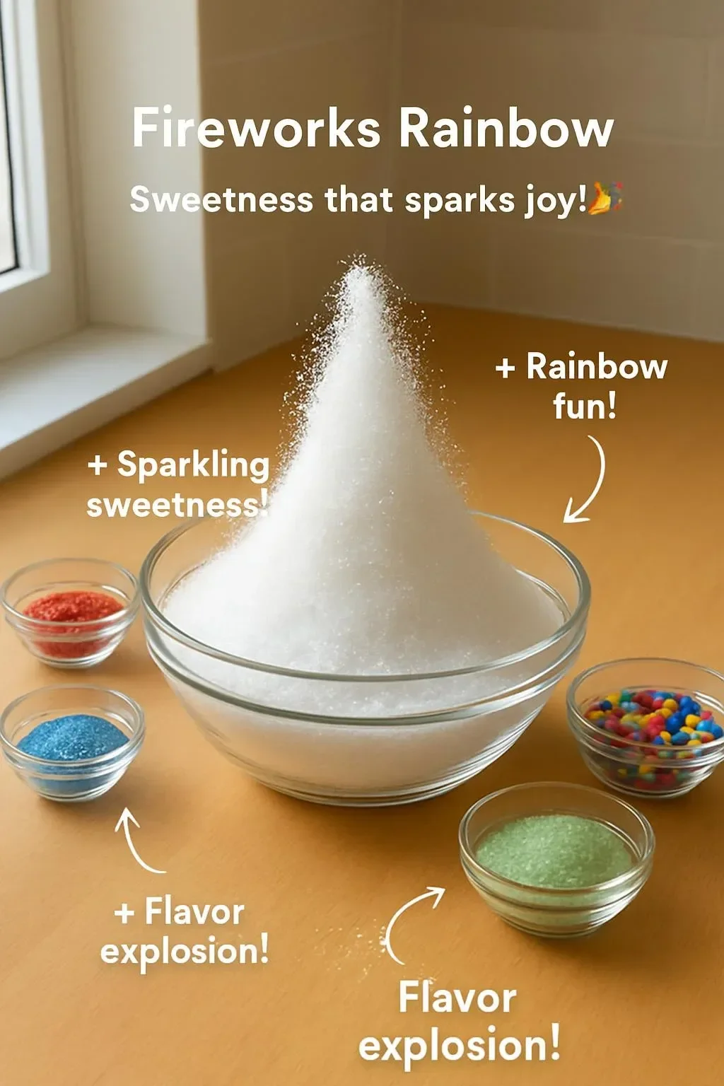 Fireworks Rainbow Sugar Eruption