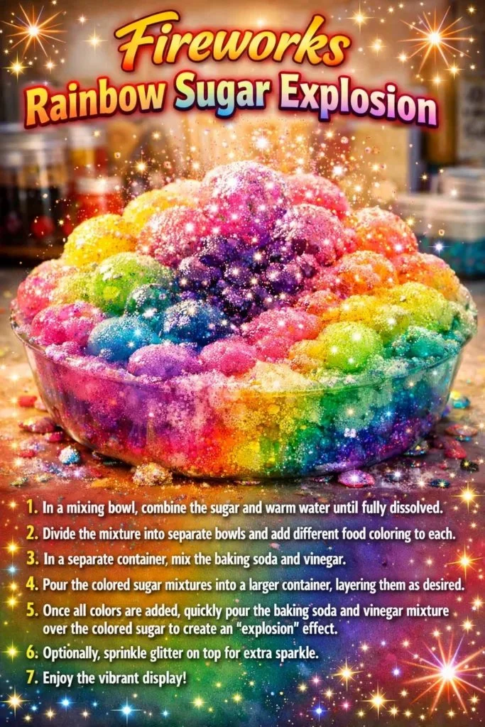 Fireworks Rainbow Sugar Explosion