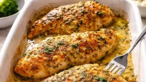 Garlic Butter Baked Chicken Breast 2 Garlic Butter Baked Chicken Breast