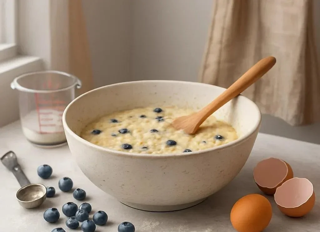 Hearty Blueberry Protein Muffins