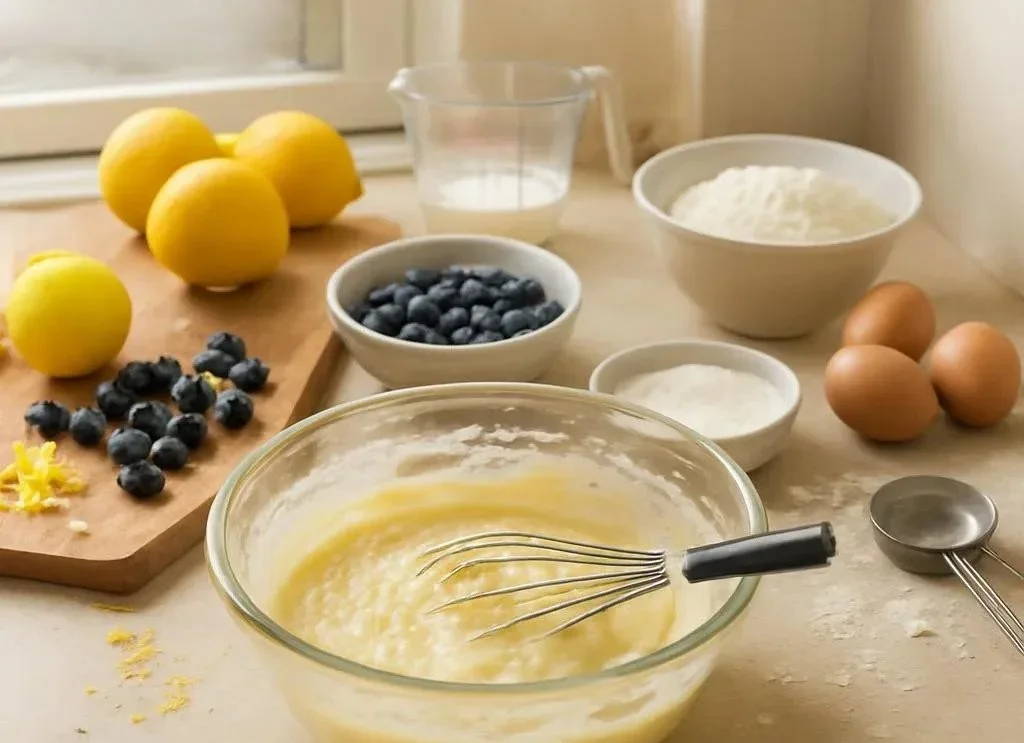 Lemon Blueberry Cake 2 Lemon Blueberry Cake